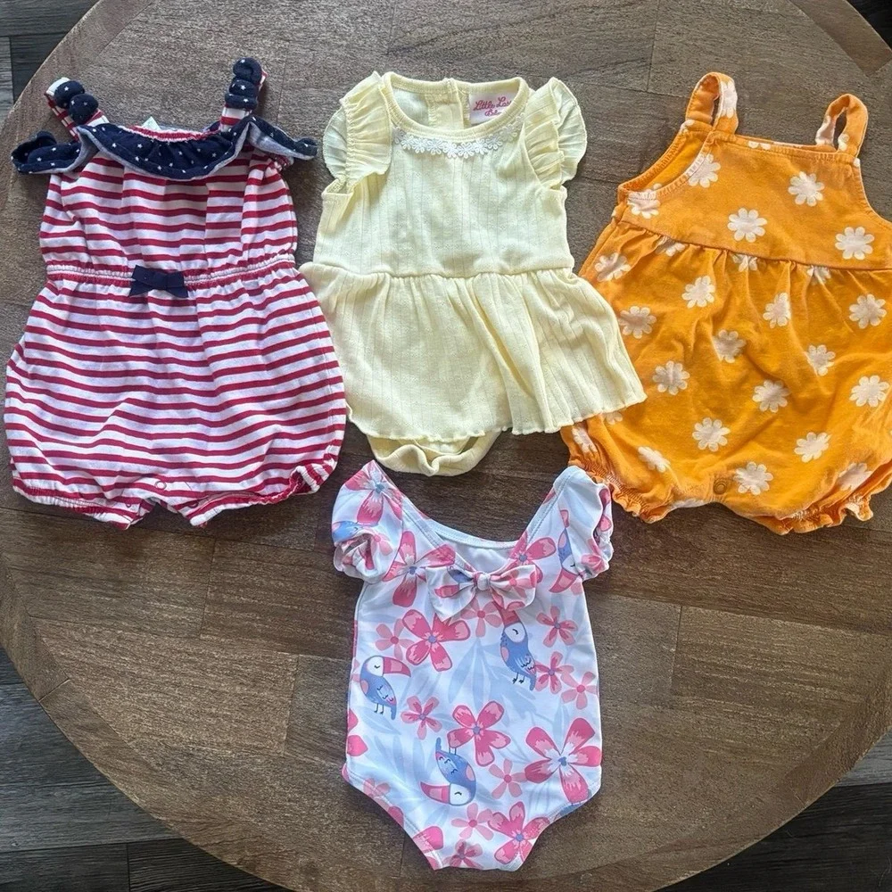 Baby‎ Girl Summer Clothing Bundle Size 0-3 Months